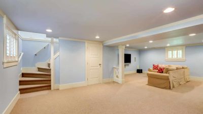 basement remodeling project